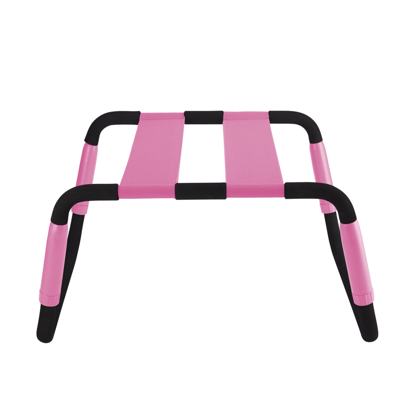 Компактный стул для секса Roomfun Easy Detachable Sex Chair с регулируемой высотой, розовый