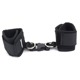 Набор БДСМ Roomfun Bedroom Bondage Kit фиксаторы, кнут и маска, черный-красный