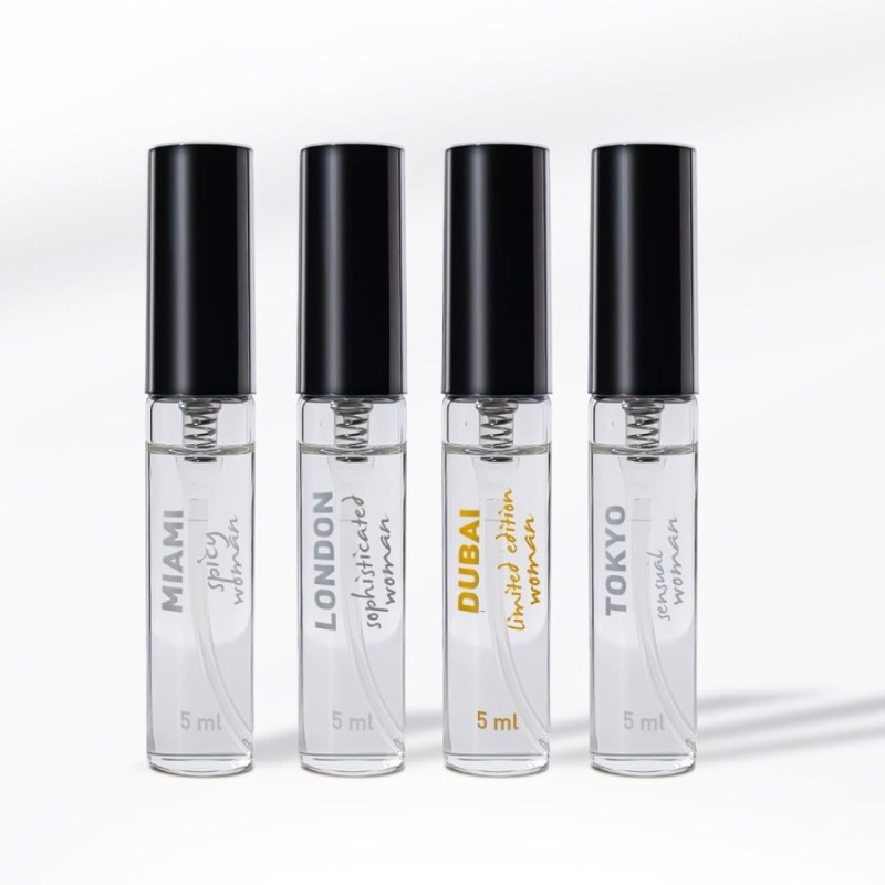Набор женских парфюмов с феромонами HOT LMTD Pheromone Perfume Women, 4x5 мл