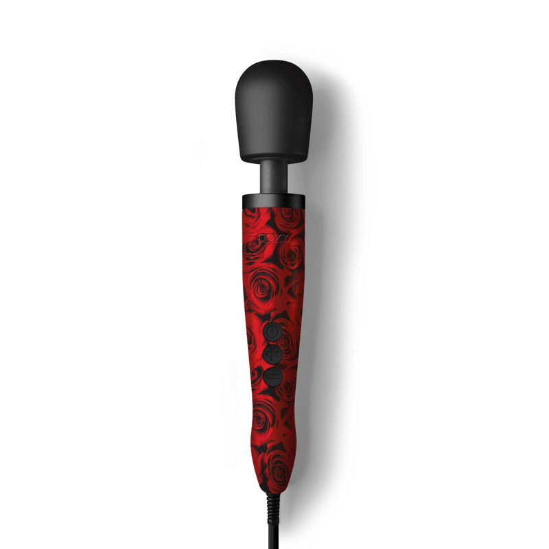 Вибромассажер DOXY Original ROSE PATTERN, очень мощный, питание 220В, пульсирующие вибрации
