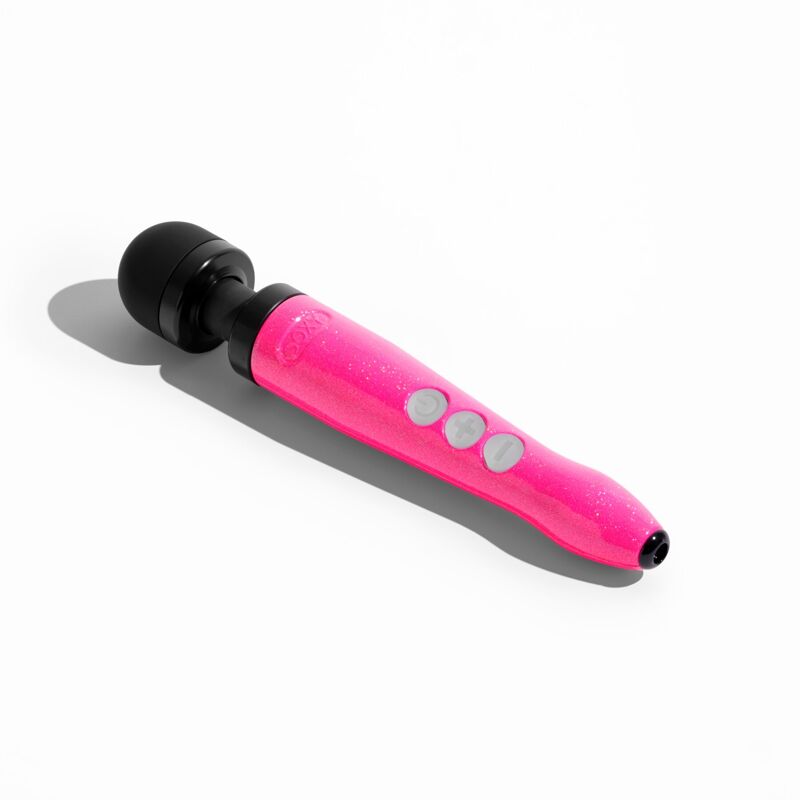 Вибромассажер DOXY Die Cast 3R Hot Pink, очень мощный, перезаряжаемый, металлический корпус