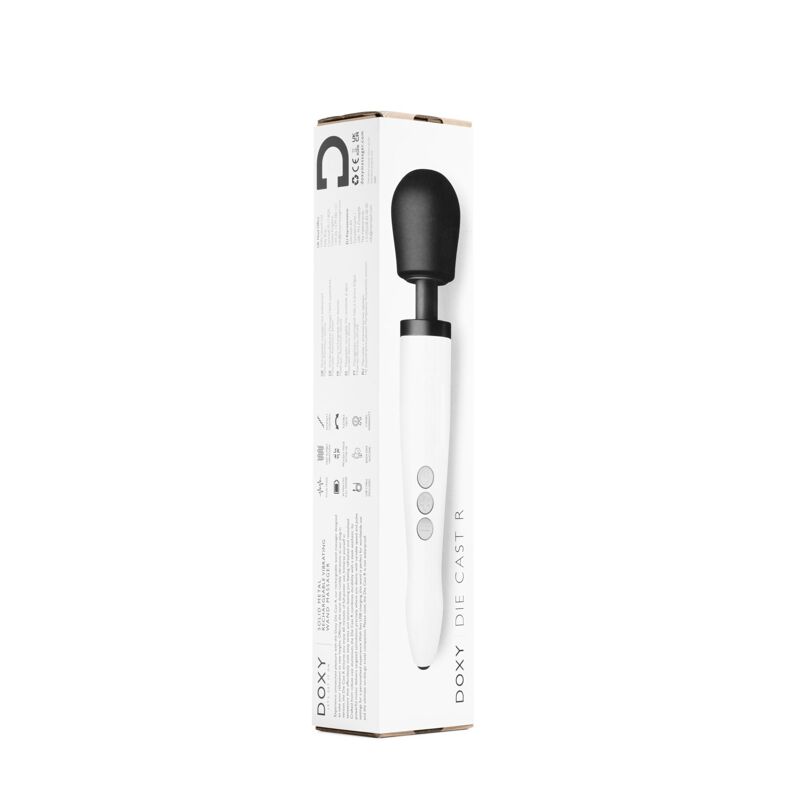 Вибромассажер DOXY Die Cast R Stardust White