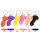 Брелок в виде пениса на пружине Roomfun SEXY MOBILE Key Ring черно-золотой