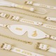 Набор БДСМ Roomfun Egyptian Cat Bondage Kit 9 предметов, белый