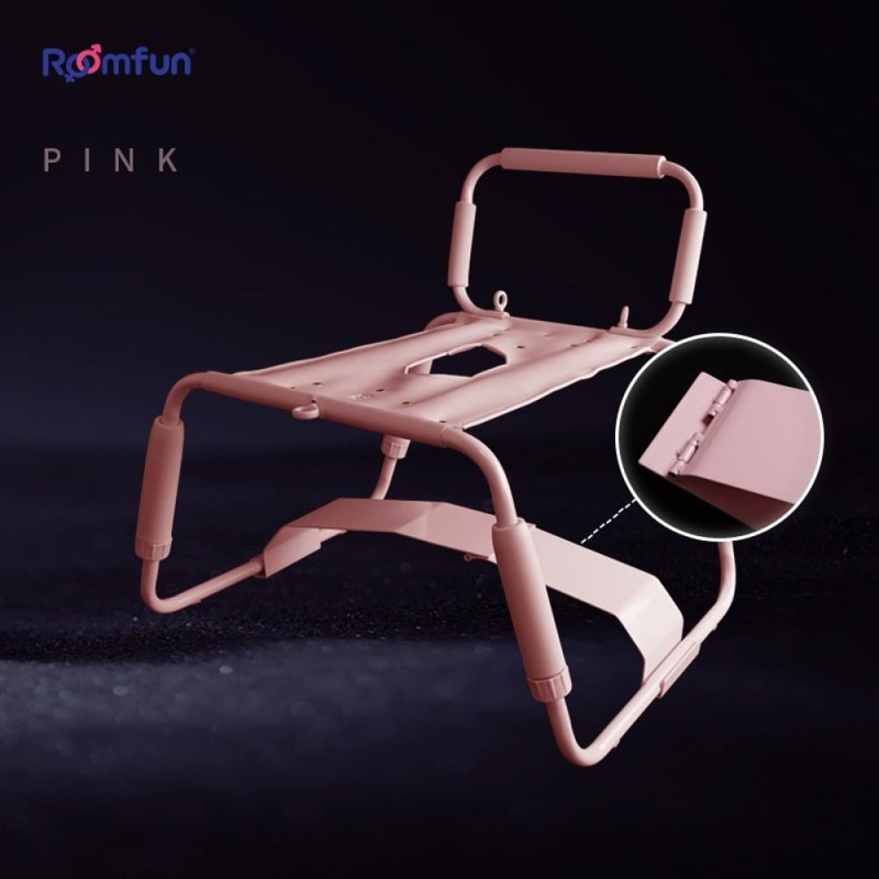 Стул для секса Roomfun Horse Chair регулируемый, розовый