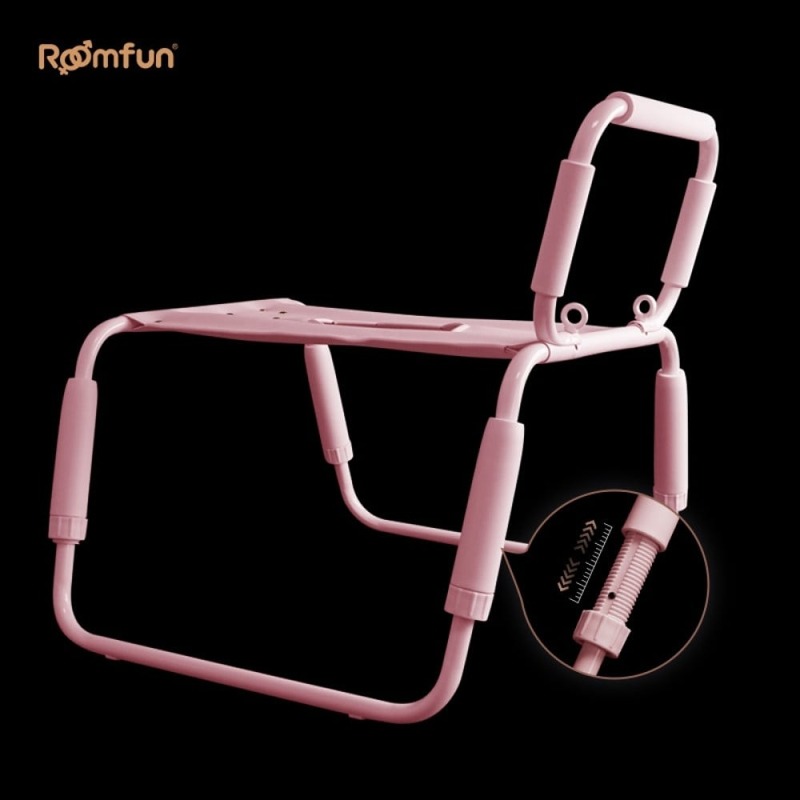 Стул для секса Roomfun Horse Chair регулируемый, розовый