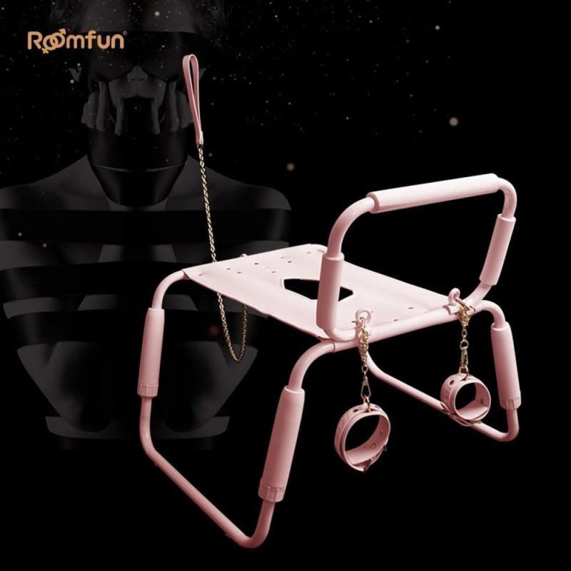 Стул для секса Roomfun Horse Chair регулируемый, розовый