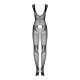 Бодистокинг в сетку с открытым доступом Obsessive F241 черный, S/M/L