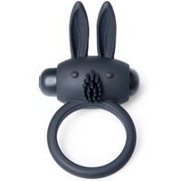 Вібро-ерекційне кільце у вигляді кролика Easy Toys Bunny Vibe чорне