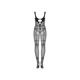 Комбинезон сетка Obsessive Bodystocking N123, чорный, One Size
