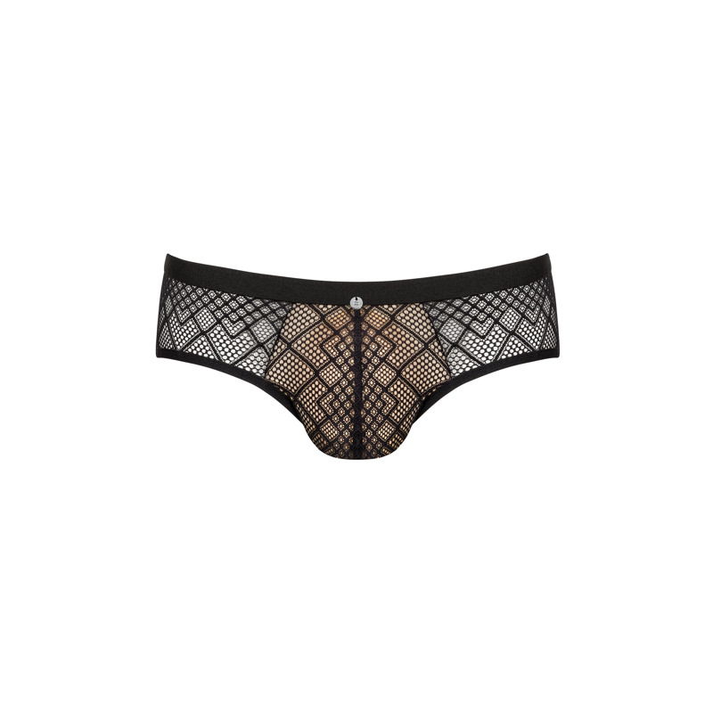 Мужские трусы с открытыми ягодицами Obsessive Severio черные, L/XL