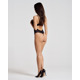 Боди с открытым бюстом и доступом Obsessive Stelisa черный, S/M