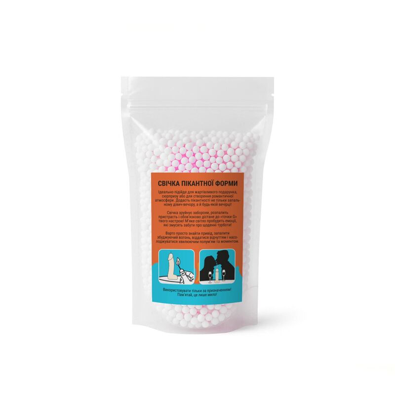 Свеча в виде члена Чистий Кайф LARGE Pink