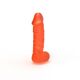 Крафтовое мыло-член с присоской Чистий Кайф MEDIUM Orange, натуральное