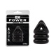 Эрекционное кольцо Chisa GK Power Triangle++ Ring с утяжкой на мошонку, черное