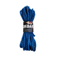 Джутовая веревка для Шибари Feral Feelings Shibari Rope, 8 м синяя Джутовая веревка для Шибари Feral Feelings Shibari Rope, 8 м синяя