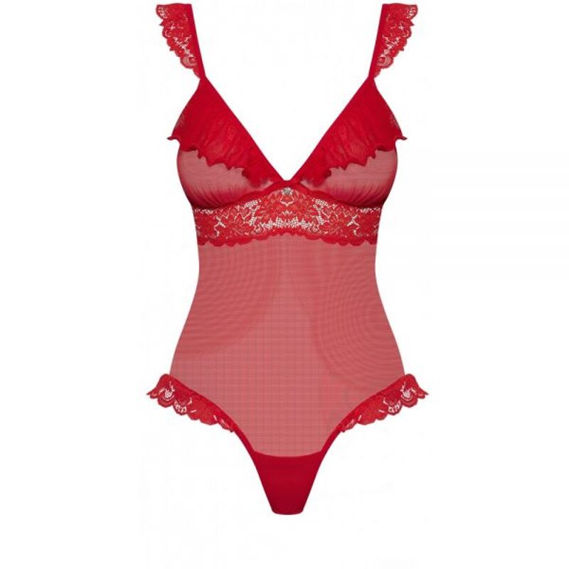 Боди Obsessive 863-TED-3 teddy S/M