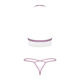 Эротичный комплект кружевной Obsessive Lilyanne 2-pcs set white S/M