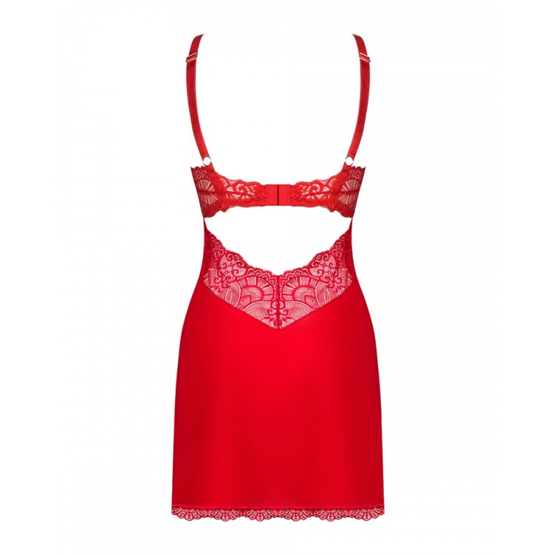 Комплект Obsessive Loventy сорочка и стринги S/M