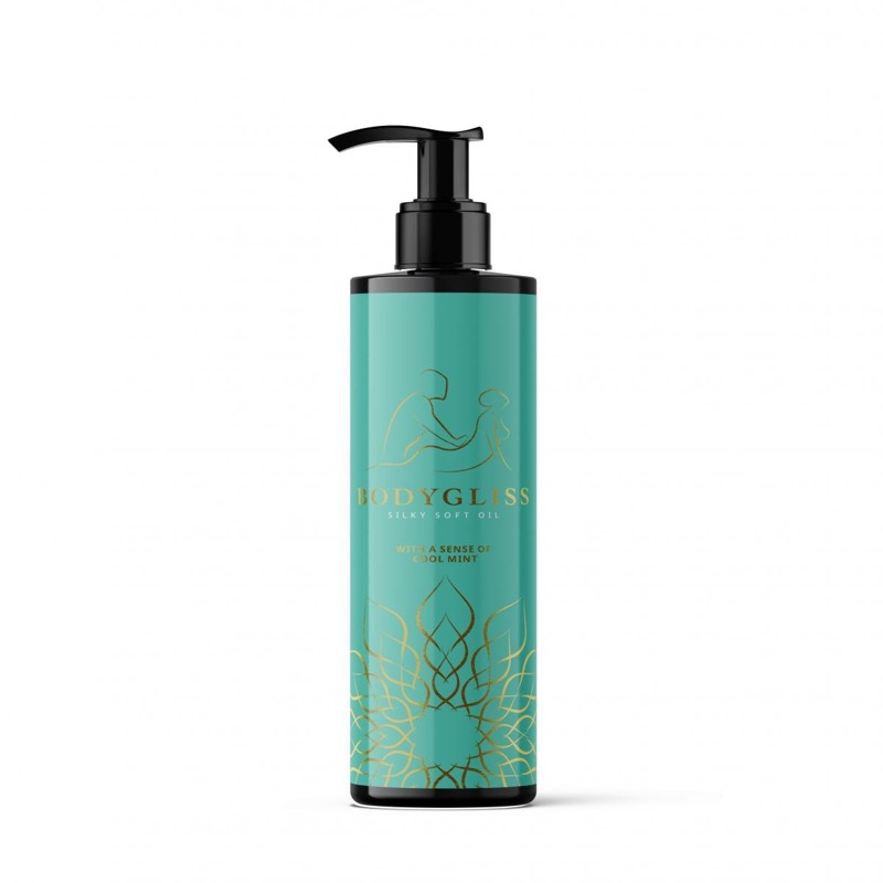 Массажное масло и лубрикант BODYGLISS с ароматом мяты 150 ML