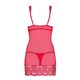 Боди Obsessive 853-CHE-3 chemise thong red S/M