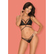 Комплект Obsessive Diyosa set 2-pcs black L/XL