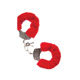 Наручники с мехом MAI No.38 METAL FURRY HANDCUFFS RED