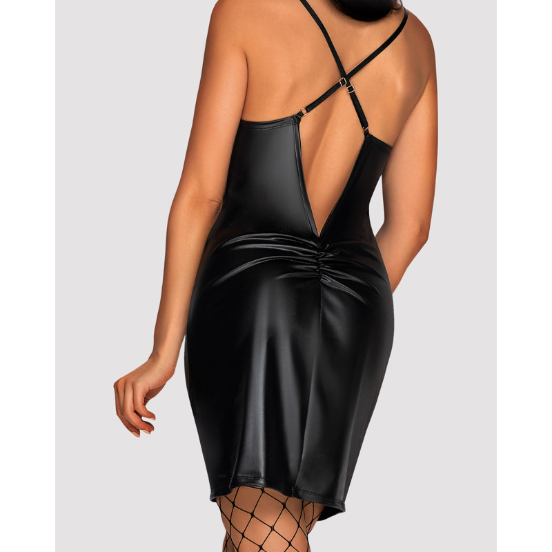 Мини платье Obsessive Yollanda Black S/M