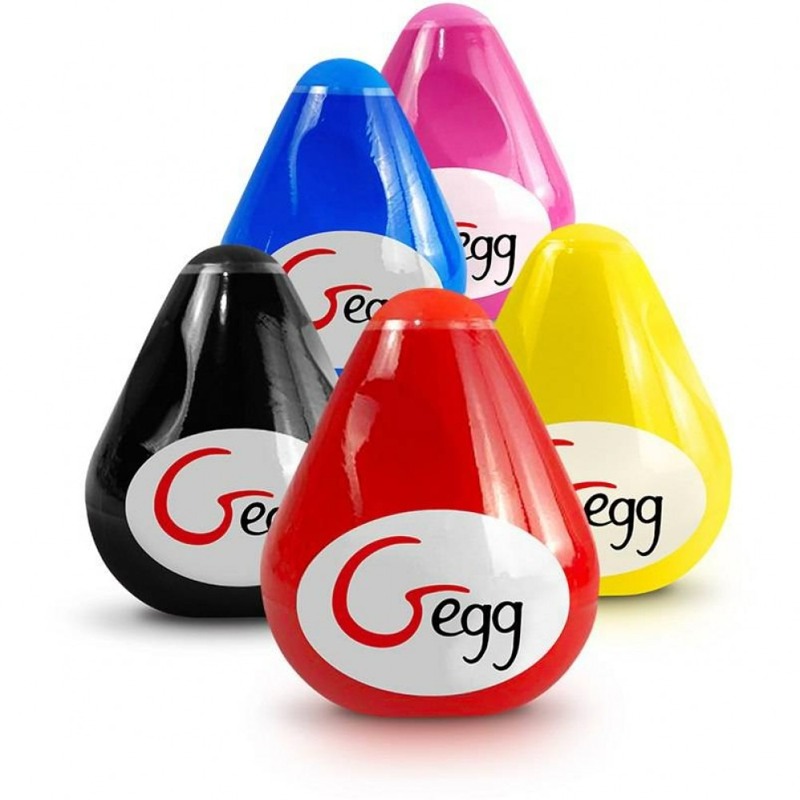 Мастурбатор многоразовое яйцо NEW! Gvibe Gegg, синий (при покупке 3 ед., тестер за 1 грн)