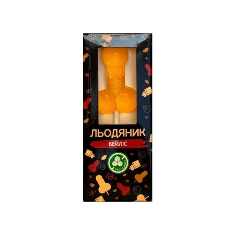 Леденец в форме пениса VidDushi HOT со вкусом ликера Бейлис (без сахара), 17 гр