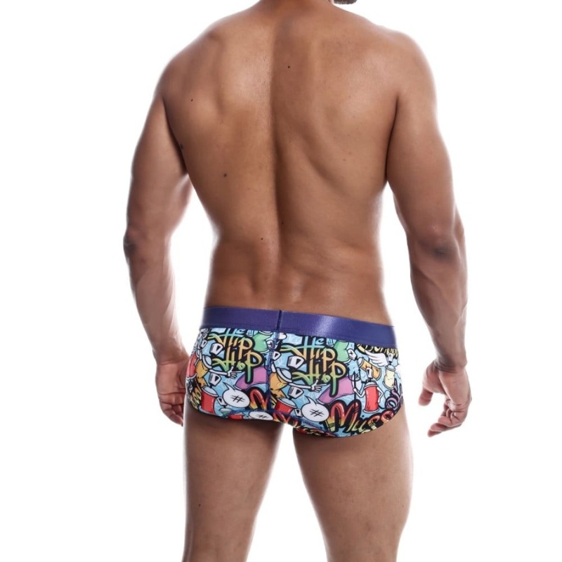 Трусы мужские с разными картинками MaleBasics цветные, М