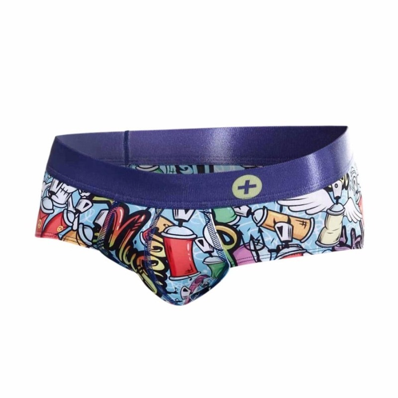 Трусы мужские с разными картинками MaleBasics цветные, М