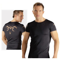 Футболка мужская с принтом на спине Sven Joy Ment Shirt черная, M