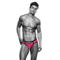 Мужские трусы-брифы Envy Bad Boy розовые, S/M