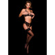 Бюстгальтер открытый OhMyG! Paris Half Bra с кружевом, черный, L-XL