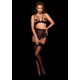 Бюстгальтер открытый OhMyG! Paris Half Bra кружевной, черный, S/M