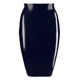 Юбка из латекса до колен LateX ROK midi черная, L