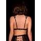 Бюстгальтер открытый OhMyG! Paris Half Bra кружевной, черный, L-XL