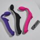 Безремневой страпон с вибрацией Strap-On-Me Vibrating Fuchsia XL, диам. 4,7см, пульт ДУ, регулируемый