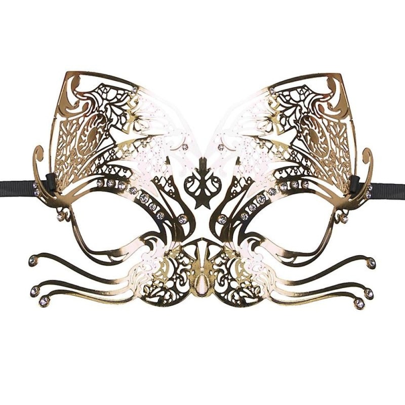 Маска металлическая EasyToys Metal Mask Gold золотая
