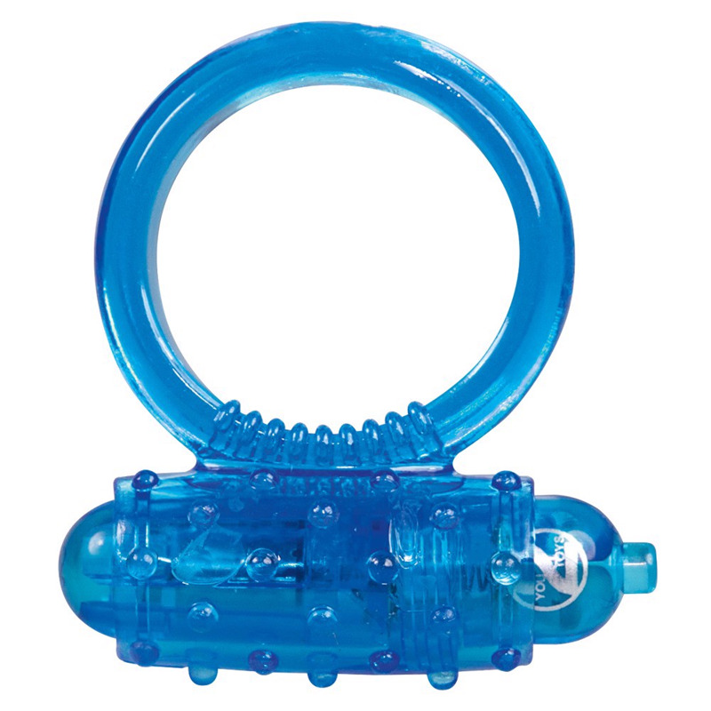 Виброкольцо силиконовое You2Toys Vibro Ring синее