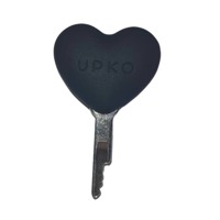 Ключик для пояса верности UPKO Caged Beast Male Chastity Device Kit в виде сердца, черный Ключик для пояса верности UPKO Caged Beast Male Chastity Device Kit в виде сердца, черный