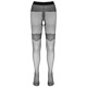 Колготки с имитацией чулок со стрелками Cottelli Collection Strumpfhose черные, размер 5
