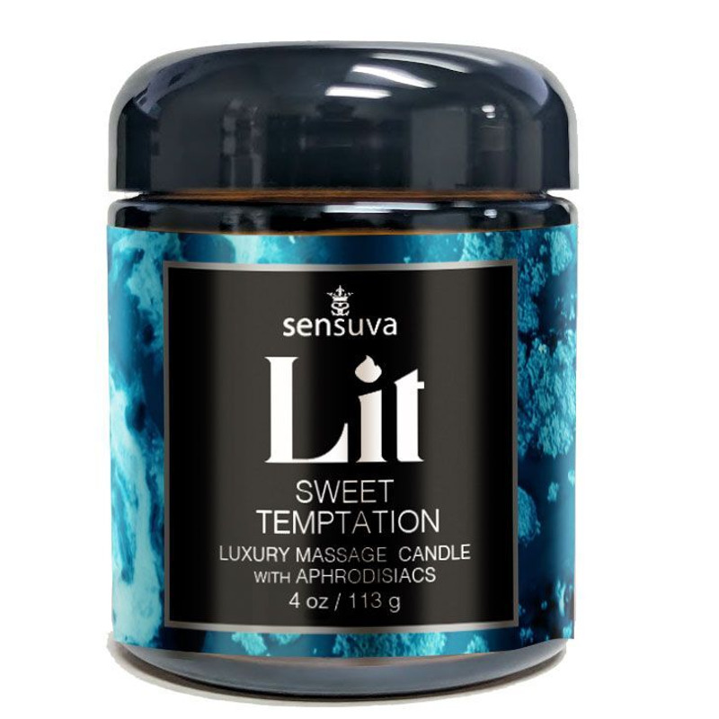 Массажная свеча Sensuva Lit Sweet Temptation Massage Candle 113г