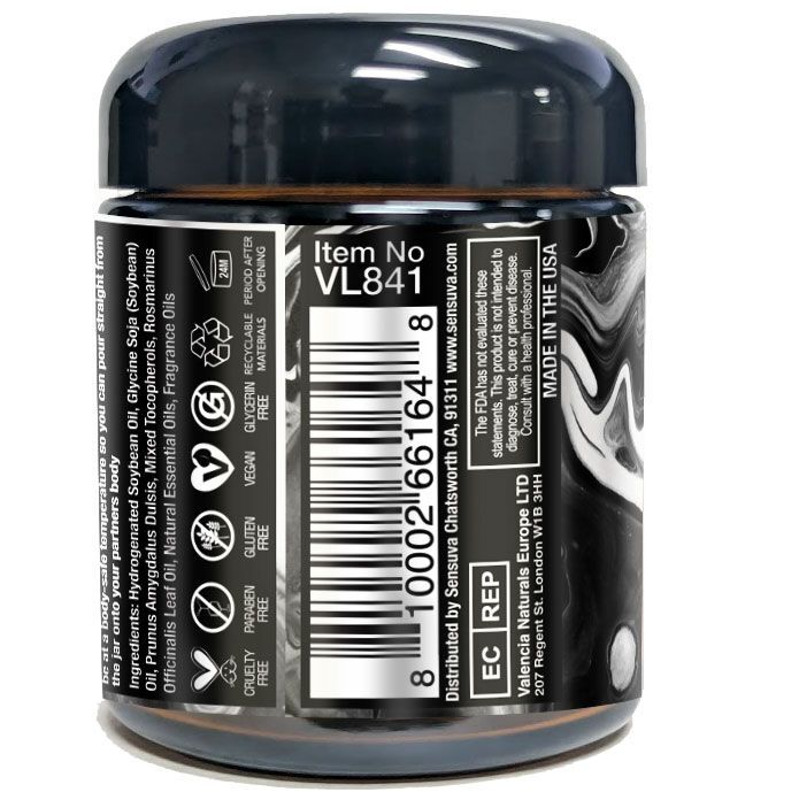 Массажная свеча Sensuva [HE]RO Dark Temptation Massage Oil Candle 113г