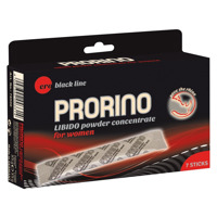 Порошок для підвищення лібідо HOT ERO PRORINO Black Line Libido в пачці 7 стиків (ціна за 1 стик)