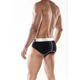 Мужские трусы MaleBasics Microfiber Brief из микрофибры, черные, S