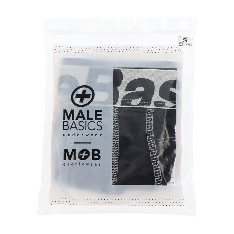 Мужские трусы MaleBasics Microfiber Brief из микрофибры, черные, S