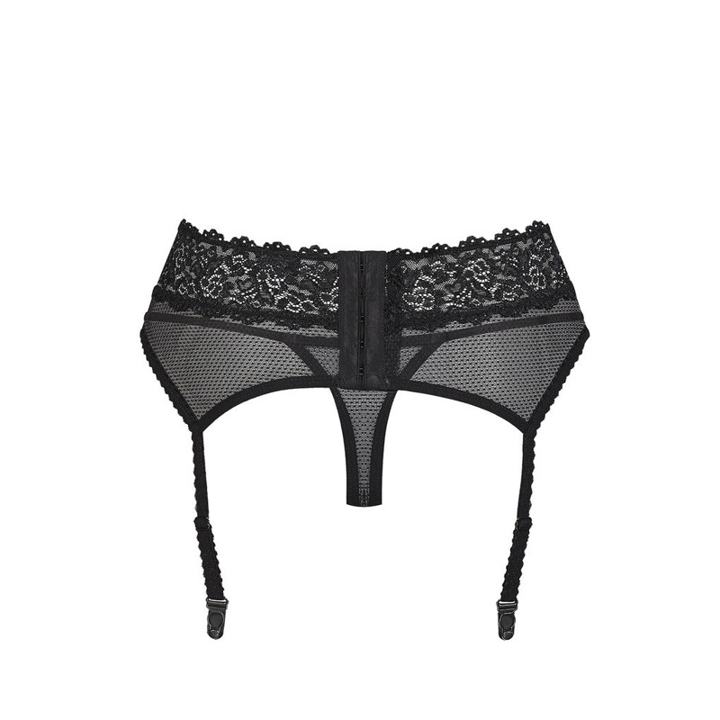Пояс со стрингами Obsessive 852-GAR-1 черный, S/M