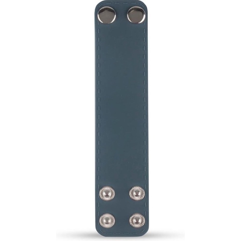Эрекционное кольцо в форме ремешка Boners Ball Strap синее, L